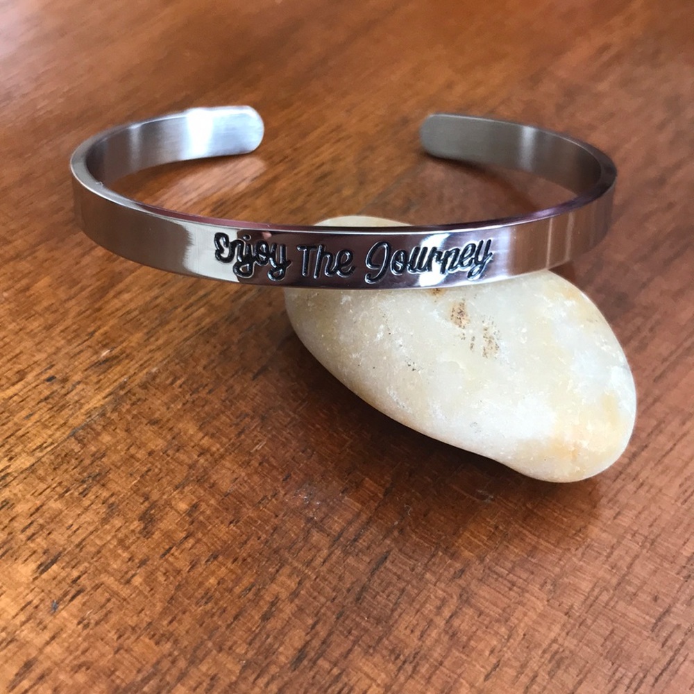 “Enjoy the Journey” Cuff bracelet